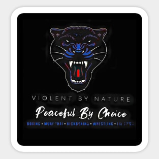 (Panther Edition) Violent by Nature Sticker